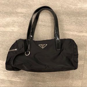 Black nylon small Prada purse / handbag